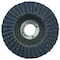 Weiler 4-1/2" Tiger X Flap Disc, Conical (TY29), Phenolic Backing, 36Z, 7/8" 51200 - alternate 2
